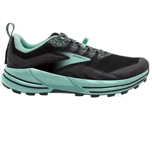 New Brooks Cascadia Trail 16 Women’s Running Shoes Size: 7.5 Medium Black/Green