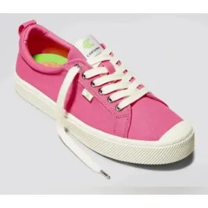 NEW Cariuma Shoes OCA Low Top Lemonade Canvas Sneaker Lace Up Slip On Mens 8.5
