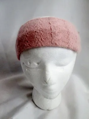NEW CHILL PROOF CHILLPROOF RABBIT Hair FUR Headband EARMUFF EAR WARMERS PINK