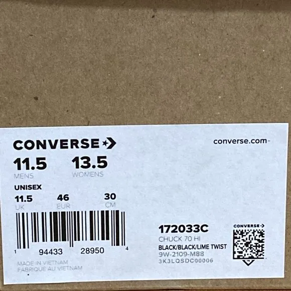 NEW! Converse CHUCK TAYLOR 70 ALL STAR RENEW KNIT Men 11 High Top Shoes Sneakers
