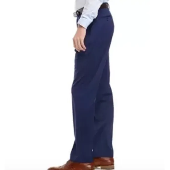 New Crown &amp; Ivy Mens Suit Separate Dress Pants Motion Flex Wool Blend Size 44x30