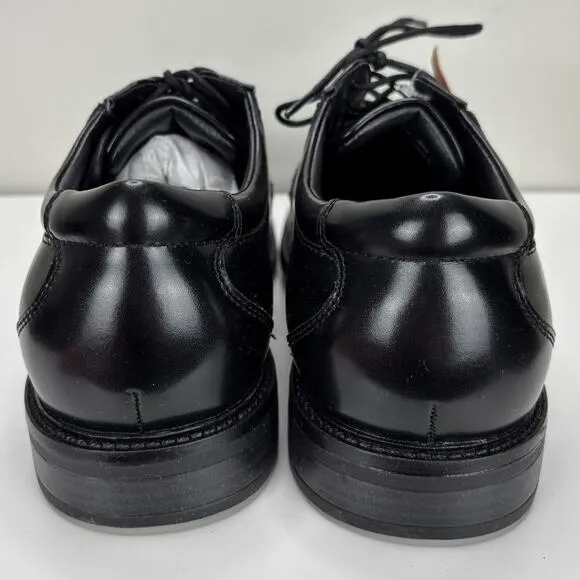 NEW Dockers Black Irving Dress Shoes Lace-up Men's 9M Suregrip Slip Resistant
