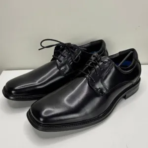 NEW Dockers Black Irving Dress Shoes Lace-up Men's 9M Suregrip Slip Resistant