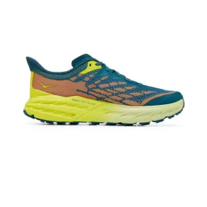 NEW Hoka Speedgoat 5 Trail Running Shoes Blue Coral/Evening Primrose Mens Size 9
