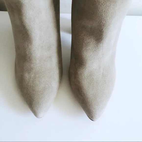 NEW Joie Laisha Knee High Suede Ruffle Boots Sz 7
