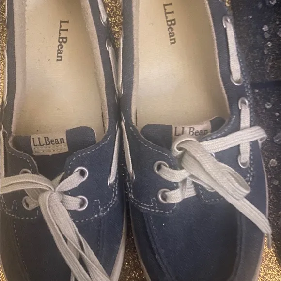 NEW L.L BEAN SPERRY JEANS BLUE Loafer Shoes