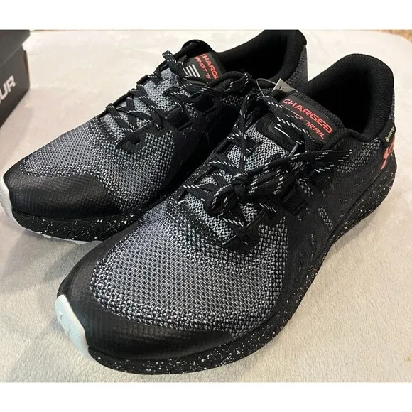 NEW Mens UNDER ARMOUR UA CHARGED BANDIT TRAIL GTX  Black Size 8 3022786-001