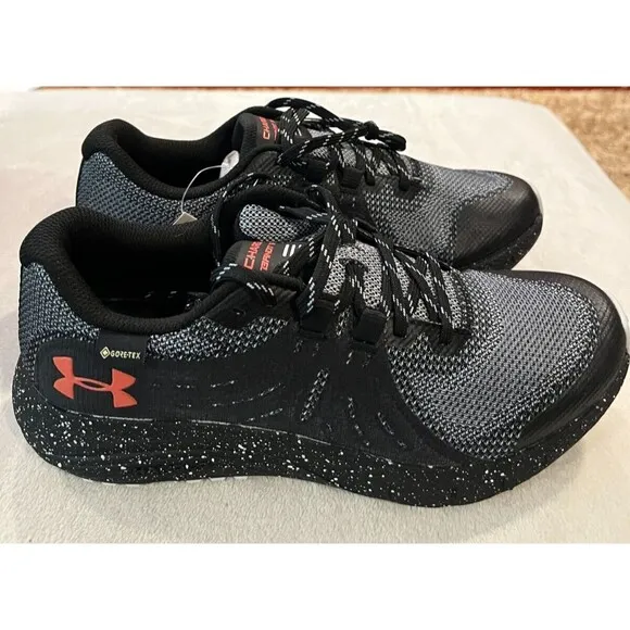 NEW Mens UNDER ARMOUR UA CHARGED BANDIT TRAIL GTX  Black Size 8 3022786-001