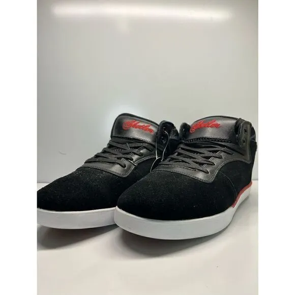 NEW MENS WORLD INDUSTRIES SHETLER MID BLACK SKATE SHOES US 11