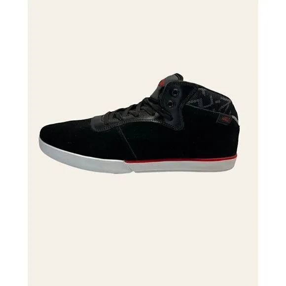 NEW MENS WORLD INDUSTRIES SHETLER MID BLACK SKATE SHOES US 11