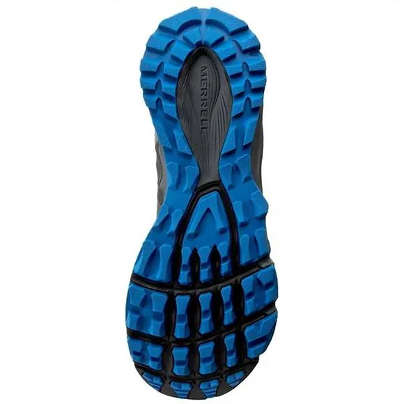 NEW MERRELL men's agility peak flex trail running shoes in black