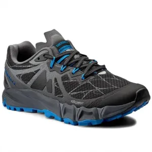 NEW MERRELL men's agility peak flex trail running shoes in black