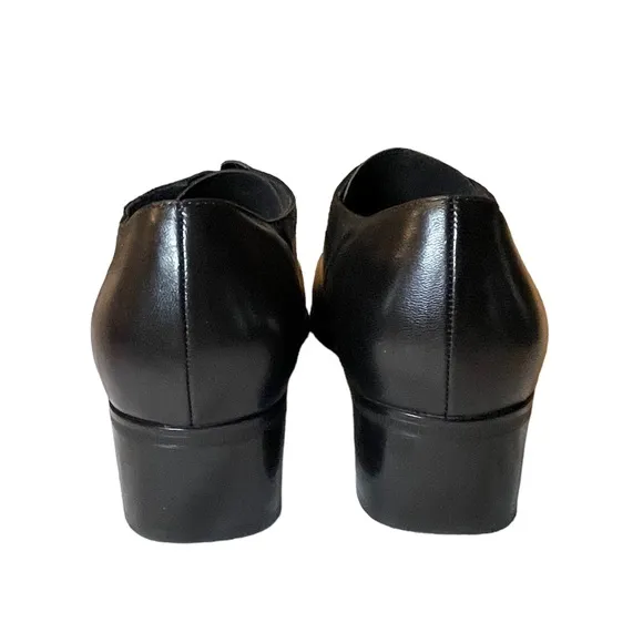 New Munro Solano Black Kid / Suede Upper Comfortable Dress Shoes Women’s Size 7W