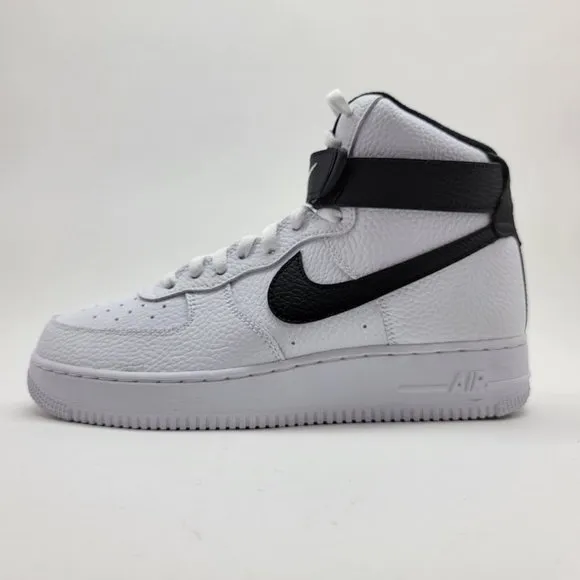 NEW Nike Air Force 1 High '07 White Black AF1 Shoes Sneakers
