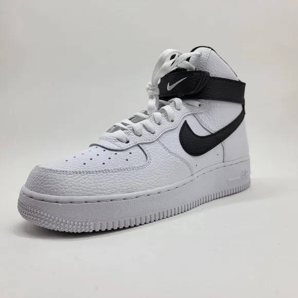NEW Nike Air Force 1 High '07 White Black AF1 Shoes Sneakers