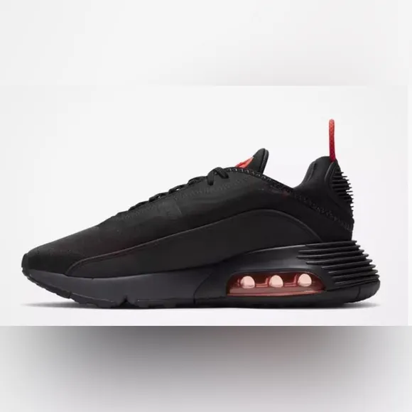NEW Nike Men's Air Max 2090 Running Shoes 13 M Black Radiant Red CT1803-002