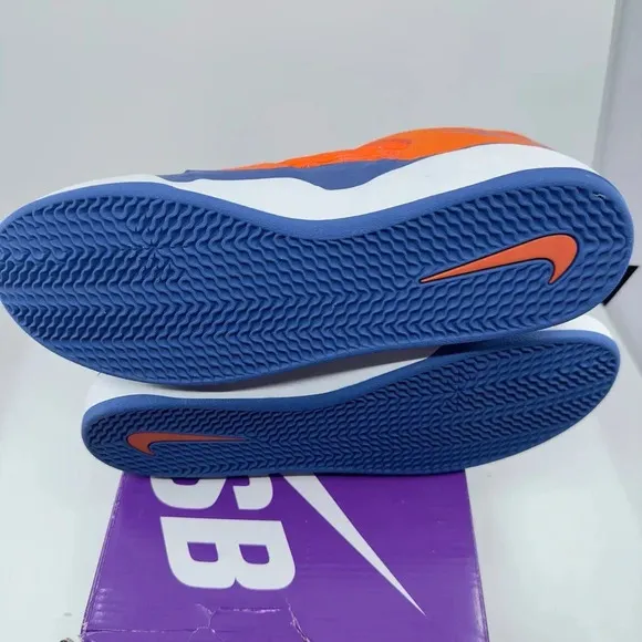 NEW Nike SB Ishod PRM Wair Skate Shoes Low Top Orange/Blue Size 9.5 DZ5648 800