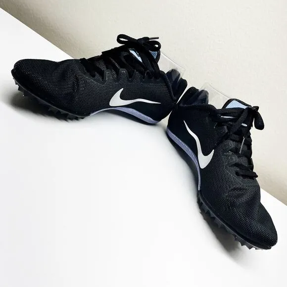 NEW Nike Zoom Rival M9 Black Purple Track &amp; Field Spikes Unisex Shoes Size 11