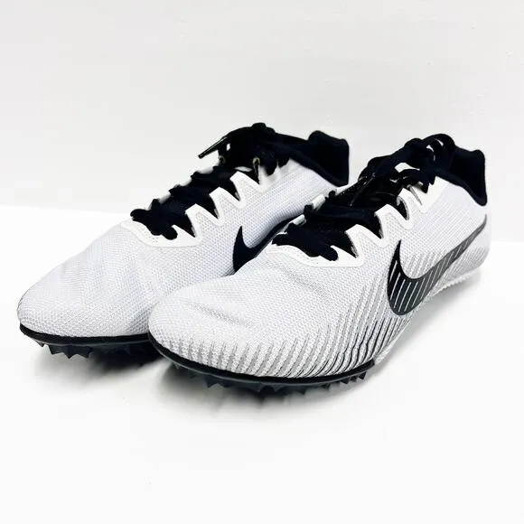 NEW Nike Zoom Rival M9 White Track Spikes Unisex Shoes Mens Size 14