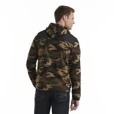 NEW NWT Mens ATHLETEC SUPREME FLEECE HOODIE JACKET Coat BROWN CAMO M