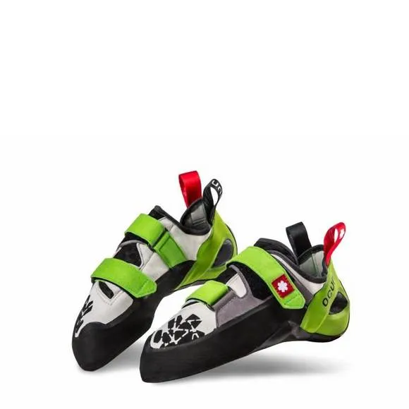 NEW OCUN men's jett qc sport climbing shoes in grey/green