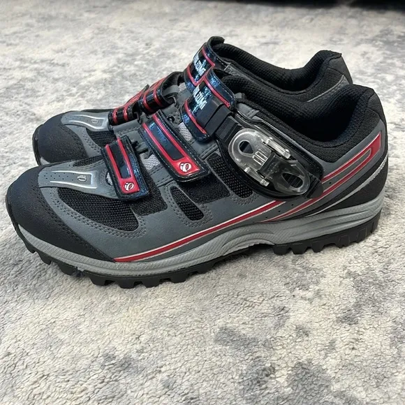 New Pearl Izumi X-Alp Enduro II Shoes Gray Black Cycling Cross Country Trail 40