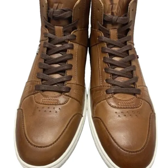NEW PILOTI High Top Driving Sneaker Shoes US M10 Apex Cognac