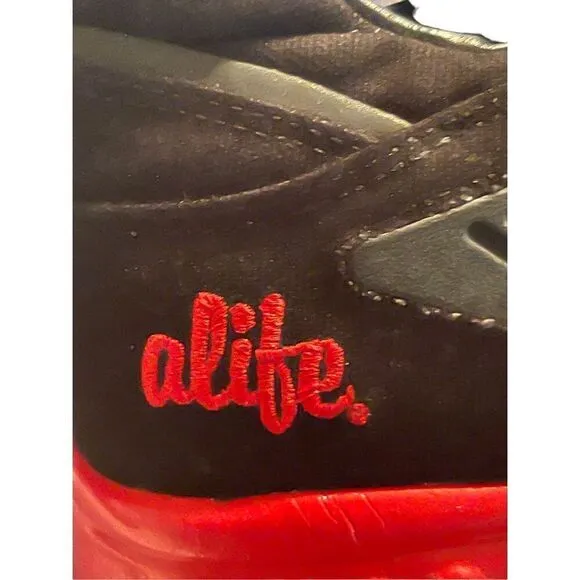 New Reebok X Alife ERS 5000 Men's Black &amp; Red Retrosport Athletic Shoes Size 13