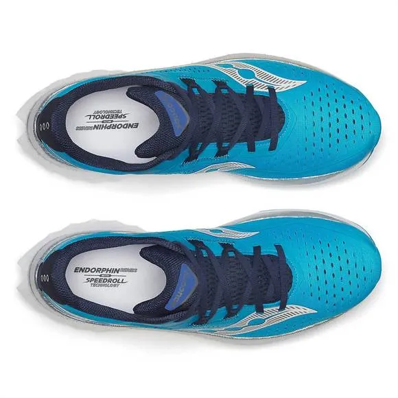 NEW SAUCONY men's endorphin speed 4 shoes in blue