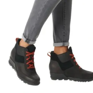 NEW Sorel Evie Lace Up Waterproof Boots Booties Sz 8