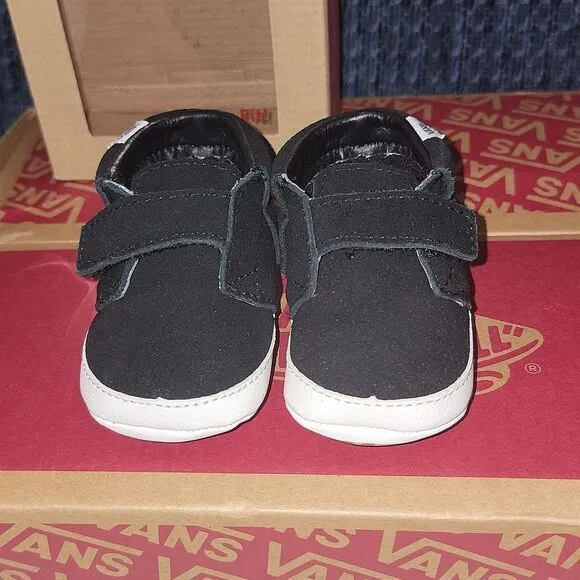 New Vans Chukka V Moc Moccasin Crib Shoes Soft Bottom Fringe Size 3 • 3-6 month