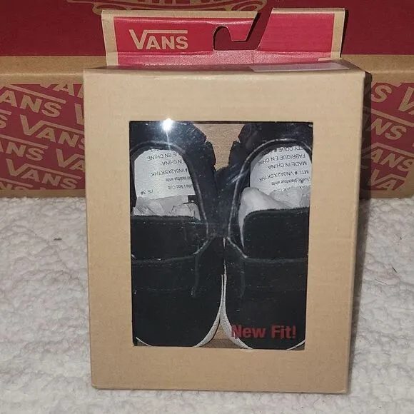 New Vans Chukka V Moc Moccasin Crib Shoes Soft Bottom Fringe Size 3 • 3-6 month