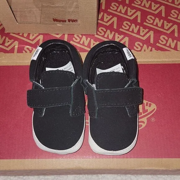 New Vans Chukka V Moc Moccasin Crib Shoes Soft Bottom Fringe Size 3 • 3-6 month