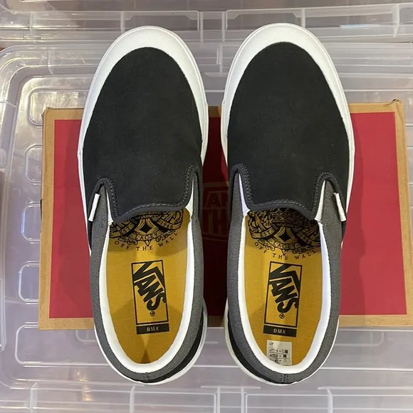 New VANS (Dan Lancey) BMX Slip-On in Asphalt / Pewter Mens size 8.5