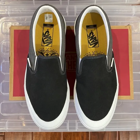 New VANS (Dan Lancey) BMX Slip-On in Asphalt / Pewter Mens size 8.5
