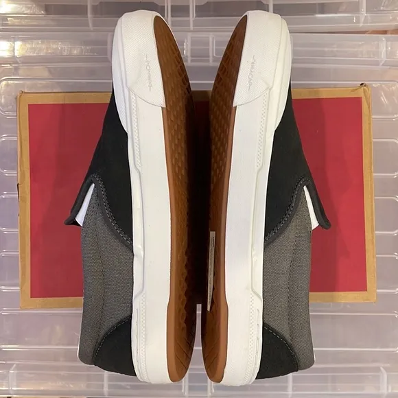 New VANS (Dan Lancey) BMX Slip-On in Asphalt / Pewter Mens size 8.5