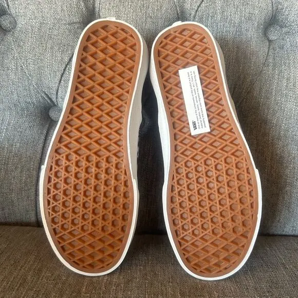 NEW Vans Mens Classic Slip-On Fair Isle Brown Print Casual Skate Sneaker Shoes 5