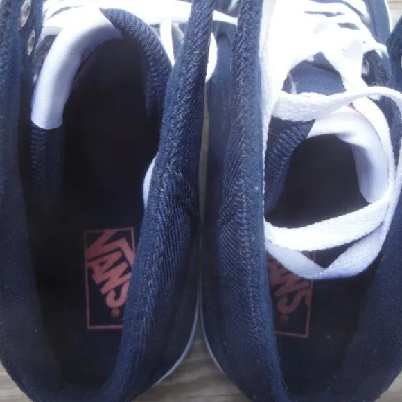 NEW VANS Men's Shoes Dress Blue or Navy-Blue Winston High-Top 9.5