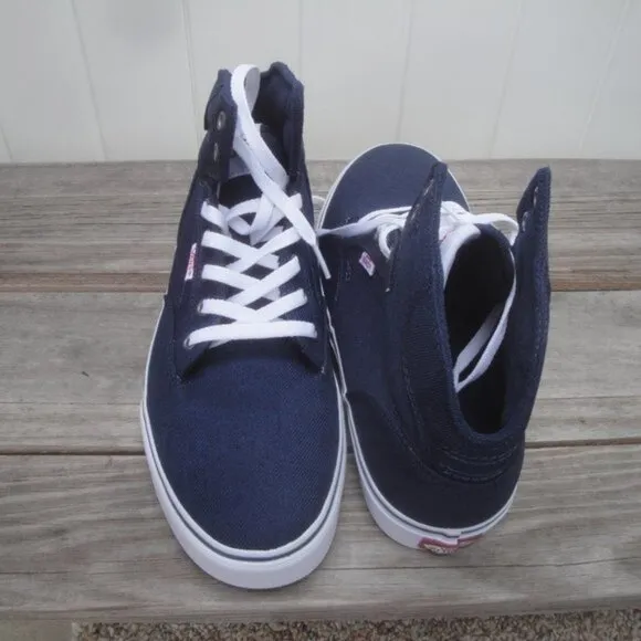 NEW VANS Men's Shoes Dress Blue or Navy-Blue Winston High-Top 9.5