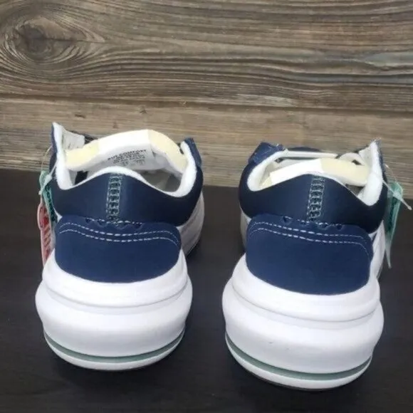 New Vans Old Skool Over Blue White Platform Sneakers Festival Summer Skate Shoes