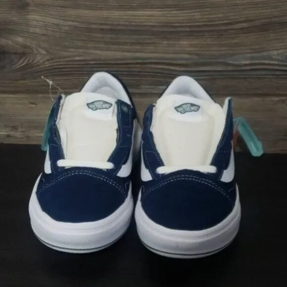 New Vans Old Skool Over Blue White Platform Sneakers Festival Summer Skate Shoes