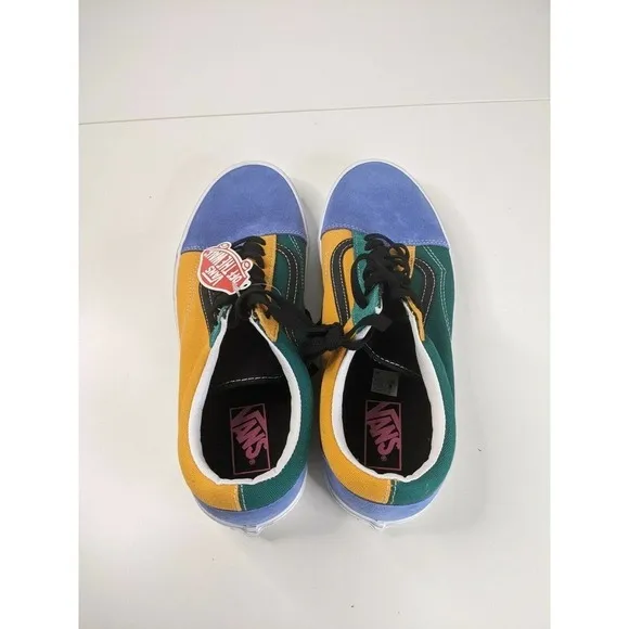 NEW Vans Old Skool Retro Low Top Skate Shoes Size 11.5 Multi Color