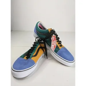 NEW Vans Old Skool Retro Low Top Skate Shoes Size 11.5 Multi Color