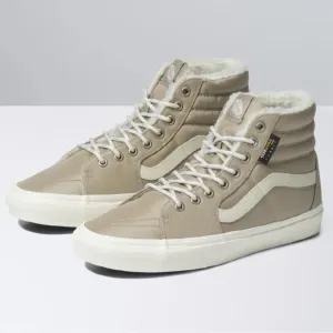 NEW Vans Sk8-Hi Cordura Sherpa Walnut/Marshmallow High-Top Shoes Men’s Size 8