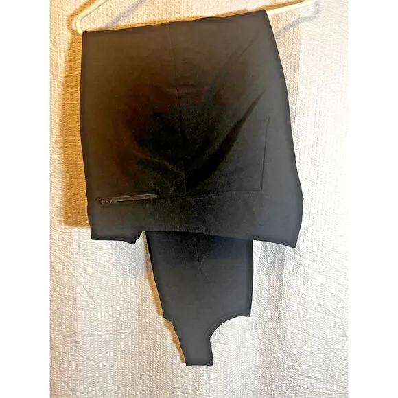 New Vintage Obermeyer Stretch Ski‎ Pant womens Black 16 Wool Blend Stirrup Inner