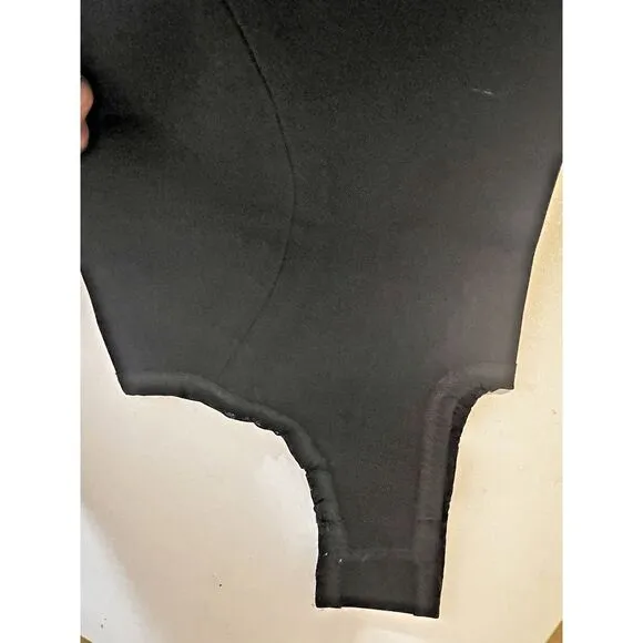 New Vintage Obermeyer Stretch Ski‎ Pant womens Black 16 Wool Blend Stirrup Inner