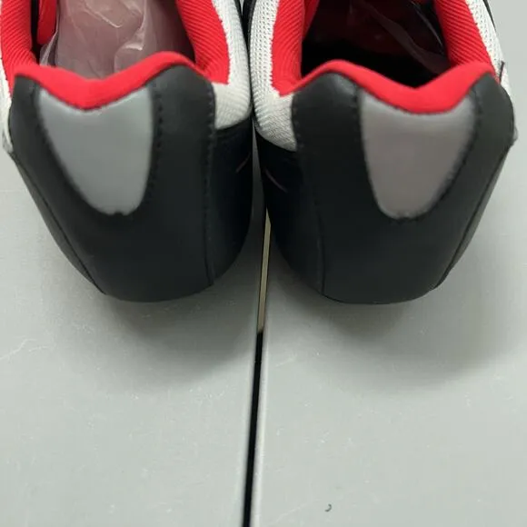 NEW Wofada Unisex Cycling Bike Shoes Women’s Size 41 Black/Grey/Red