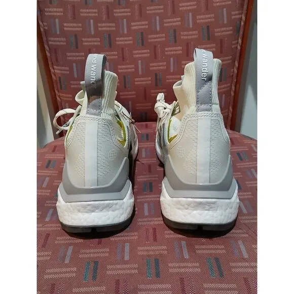 New Wonen's 8 Adidas Terrex Free Hiker 2.0 Wander X Trail Shoes White/Yellow