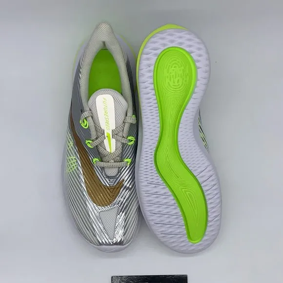 NEW Youth Nike Future Speed Silver Chrome
