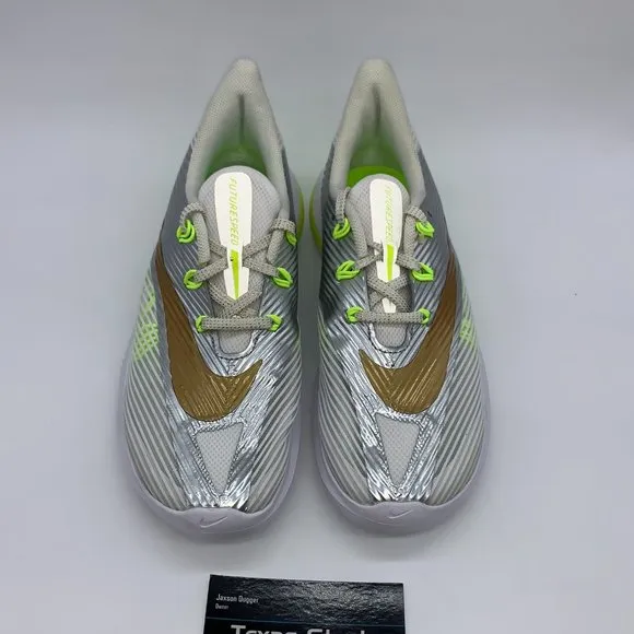 NEW Youth Nike Future Speed Silver Chrome